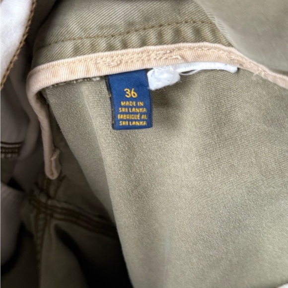 Ralph Lauren Olive Green Cargo Pants with Utility Design, 36" Waist - Picture 3 of 6